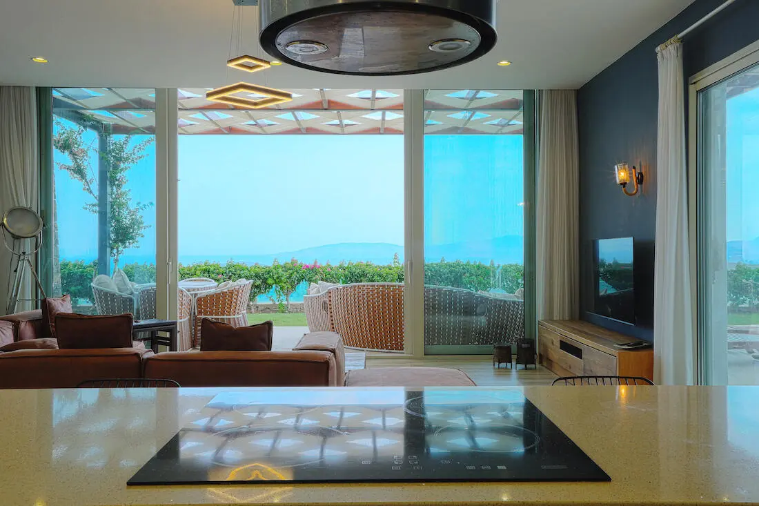 Living room sea view